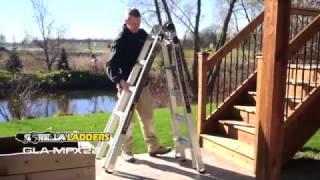 Gorilla Ladders 22 ft MPX Aluminum MultiPosition Ladder with 375 lb Load Capacity [upl. by Oballa777]