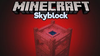 The Skyblock Nether Fortress ▫ Minecraft 115 Skyblock Tutorial Lets Play Part 7 [upl. by Kirtley]