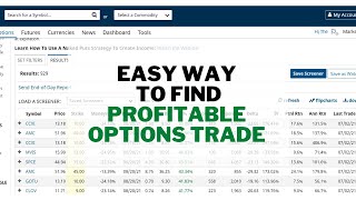 How to find stocks for options trading  Part 1 using barchartcom [upl. by Hernando32]