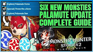 Six New Monsties  Incredible Genes  Element Palamute Update  Guide  Monster Hunter Stories 2 [upl. by Danette420]