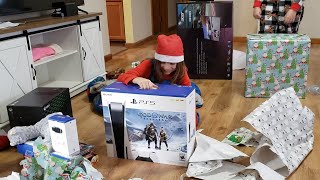 Christmas Day 2022 Kids Opening Presents PS5 Xbox Series X PSVR Gaming PC Arcade And More [upl. by Chu179]