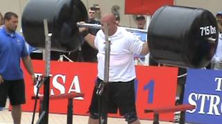 2011 Worlds Strongest Man Squat Lift Mike Jenkins [upl. by Johathan594]