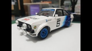 124 Italeri 1975 Ford Escort RS1800 Mkll [upl. by Nicol341]