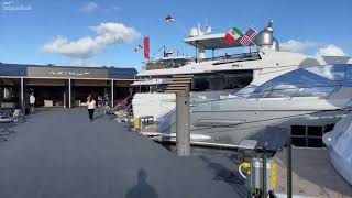 2023 FLIBS Azimut Yachts Display SkipperBuds [upl. by Annuahsal847]