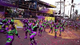 Caporales San Martin dia 1 Carnaval de arica con la fuerza del sol 2018 [upl. by Khudari]