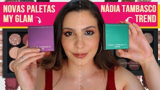 NOVAS PALETAS TO GO NÁDIA TAMBASCO MY GLAM E TREND  LANÇAMENTOS OCEANE [upl. by Oecile]