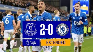 EXTENDED PREMIER LEAGUE HIGHLIGHTS EVERTON 20 CHELSEA [upl. by Nytsuj]