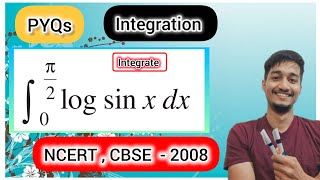 Q4  Integration of logsin x dx  How to find integral of logsinx for 0 to π2 [upl. by Lavern]