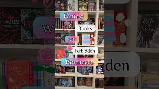 Fantasy books with forbidden romances booktube booktok enemiestolovers fantasybooks bookrecs [upl. by Annahc]