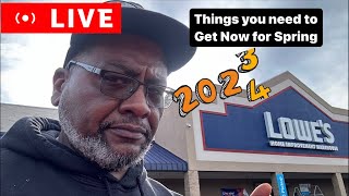 Live Lowe’s 2024 Spring Essentials [upl. by Jeraldine]