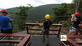 Flying on the fastest highest longest zipline [upl. by Ydisac542]