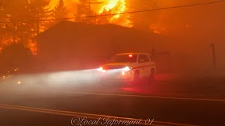 091024 Bridge Fire from Wrightwood CA [upl. by Nickola]