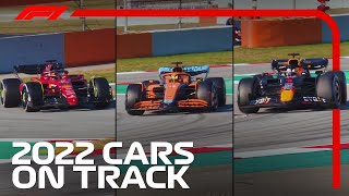 FIRST LOOK Our AllNew 2022 Cars On Track  F1 PreSeason 2022 [upl. by Melise434]