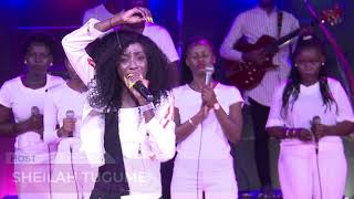 Sheilah Tugume  Emiggugu Live at the Worship Booth [upl. by Etteoj]