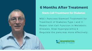 MSC Stem Cell Treatment for Diabetes Type 1 amp Type 2 w Beta Cell Transplant insulin glucose [upl. by Acsot]