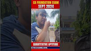 CA Foundation Sept 24 Quantitative Aptitude  Where Did Most Questions Come From [upl. by Inavoig]