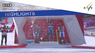 Highlights  Kristoffersen back on top in Val dIsere Slalom race  FIS Alpine [upl. by Jocelyn]