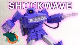 Shockwave Transformers Masterpiece Review [upl. by Eidnim]