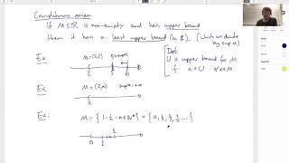 The Completeness axiom and a proof by contradiction [upl. by Lacy237]