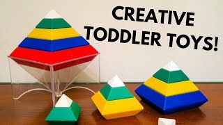 CREATIVE TODDLER TOYS  ImagAbility Wedgits Review [upl. by Ylurt463]