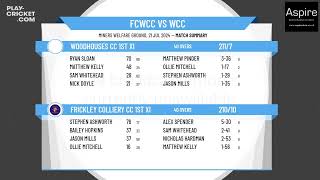 Frickley Colliery CC 1st XI v Woodhouses CC 1st XI [upl. by Ikkin]