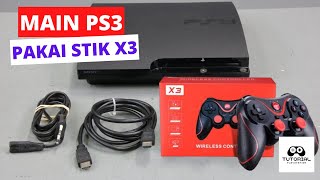 PAKAI GAMEPAD X3 DI PS3 SLIM APA BISA [upl. by Ffej]