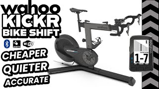 Wahoo KICKR BIKE SHIFT Smart Bike Review  Cheaper Quieter Accurate [upl. by Welton974]