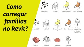 Como carregar famílias no Revit [upl. by Iroc]