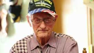 Lonnie Cook a Pearl Harbor Survivor talks about what he experienced on Dec 7 1941 [upl. by Nylrehs]