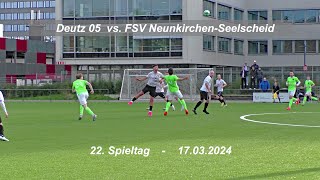 Fussball Landesliga Deutz 05 vs FSV Neunkirchen Seelscheid [upl. by Hsihsa]