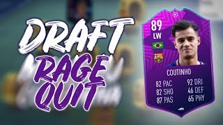 DRAFT 🔥 COUTINHO ZAŘÍDIL RAGE QUIT SOUPEŘE FIFA 19 CZ [upl. by Swartz]