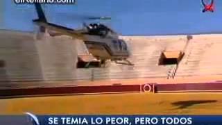 Accidente Helicóptero Madrid Mariano Rajoy y Esperanza Aguirre Caen al Vacio [upl. by Shalom406]