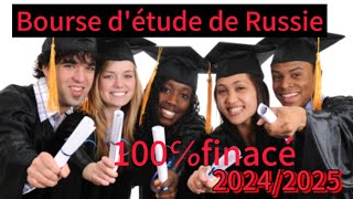 Bourse détude 20242025 entièrement financé par la Russie canada russia info etude africa [upl. by Annayrb]