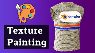 Texture Painting  Blender 32 Beginners Tutorial [upl. by Keener331]