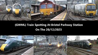 4K GWML Train Spotting At Bristol Parkway Station On The 20122023 [upl. by Jaclin82]