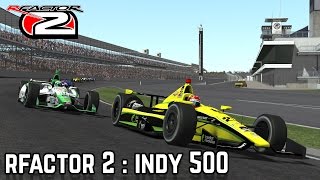 rFactor 2  OMG tries the Indy 500 with 33 AIOMG [upl. by Ecnatsnoc700]