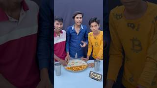 3 Vs 1 Challenge 😱 Matar Paneer Rice Eating Challenge  Winner prize 3500₹ Cash 💰 Food Challenge [upl. by Marciano]