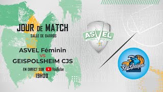 ASVEL Féminin  Geispolsheim CJS [upl. by Faye]