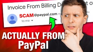 This New Paypal Email Scam is VERY Tricky [upl. by Nallad]