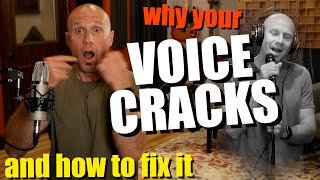 Why Your Voice Cracks And How To Fix It Stop Voice Cracking amp Use It For Good  2 Key Exercises [upl. by Lambard]