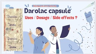 Darolac capsule upyog uses darolac कैप्सूल के उपयोग हिंदी मे [upl. by Oirottiv]