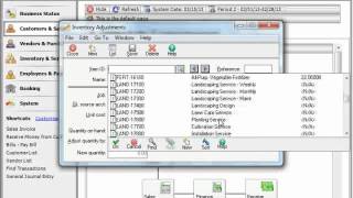 Sage 50 Tutorial Making Inventory Adjustment Sage Training Lesson 82 [upl. by Mariken]