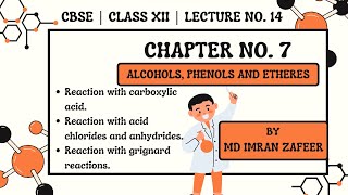 CBSE  CLASS XII  CHEMISTRY  CHAPTER NO 7  ALCOHOLS PHENOLS amp ETHERS  LECTURE NO 14 [upl. by Washburn]