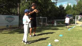 Learning How to Throw the Baseball Correctly 7 amp 8 year olds [upl. by Stevie]