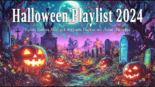 Spooky Cemetery Music with Halloween Pumpkins and Autumn Atmosphere 👻 Halloween 2024 Playlist [upl. by Keon]