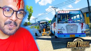 KSRTC MALABAR BUS Trip to Munnar Hill Stations in Euro Truck Simulator 2 Indian Mods [upl. by Plato]