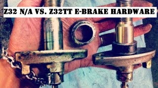 DIFFERENCE BETWEEN z32 natt ebrake HARDWARE [upl. by Ebehp]