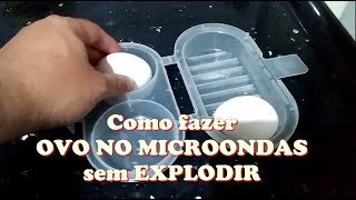 Fiz ovo de microondas usando forma Ovo de microondas como fazer ovo de microondas no copo [upl. by Natal]