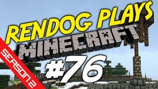 S2E76 Lets Play Minecraft  Caution Road Works Ahead [upl. by Hsirap]