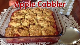 Vegan Apple Cobbler Recipe [upl. by Ahsiekit]